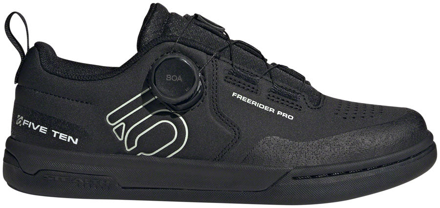 Five Ten Freerider Pro BOA Flat Shoes - Women's  Core BLK/Linen Green/FTWR White 7
