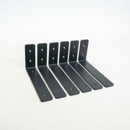 Kingsley DIY Home Wall Shelf Brackets | Heavy Duty 4" to 12" Wall Shelves