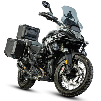 LOBOO Engine Guard for BMW R1300GS / R1300GS Adventure – 4 mm Aluminum Alloy Skid Plate, Anodized Surface, Vibration Damping Design