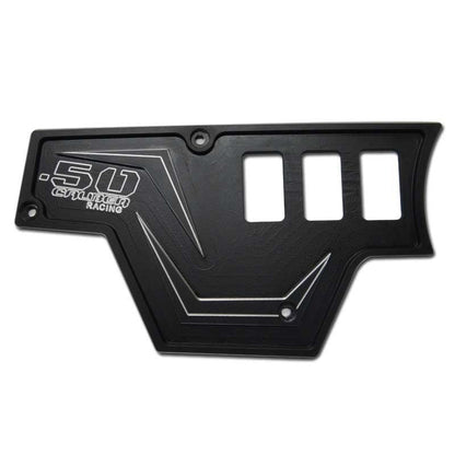 2pc XP1000 6 Switch Dash Panel w/ Switches Black
