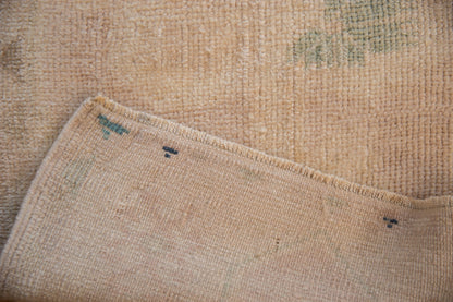1.5x3.5 Vintage Distressed Oushak Rug Mat Runner