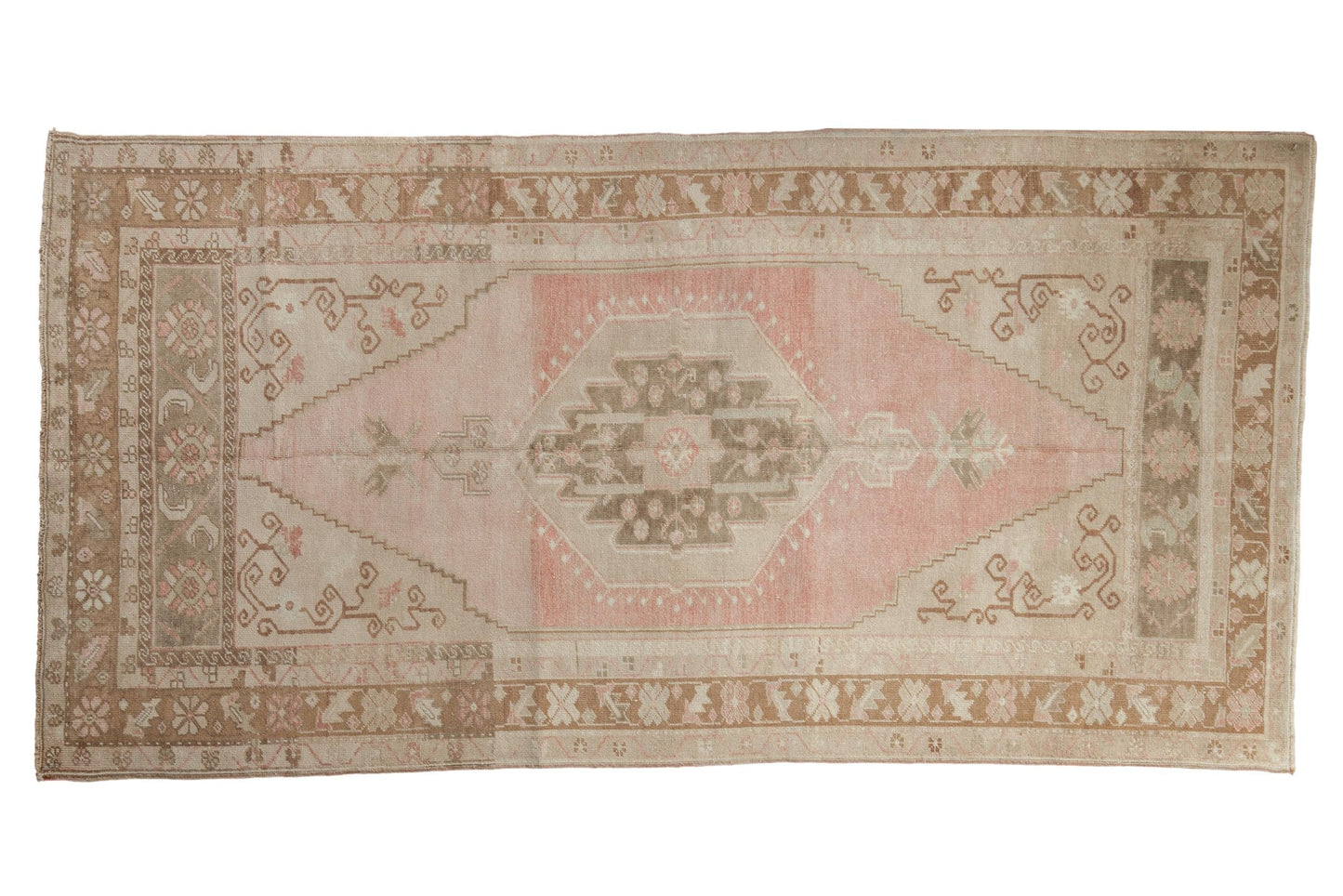 4x7.5 Vintage Distressed Oushak Rug