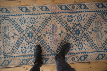2.5x10.5 Vintage Distressed Melas Rug Runner