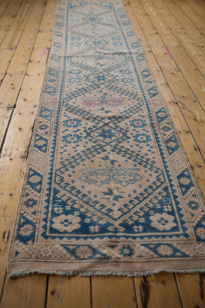 2.5x10.5 Vintage Distressed Melas Rug Runner