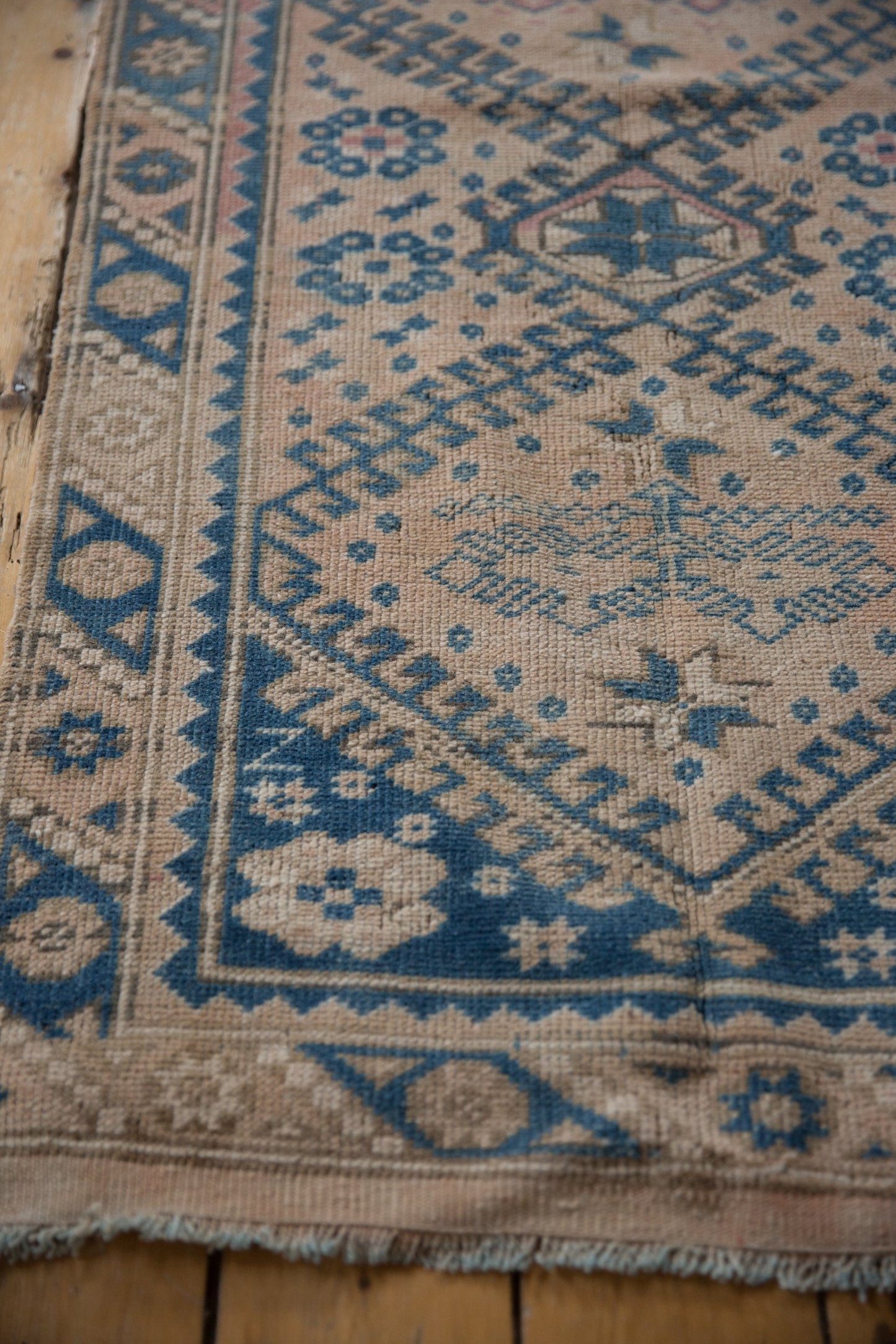 2.5x10.5 Vintage Distressed Melas Rug Runner