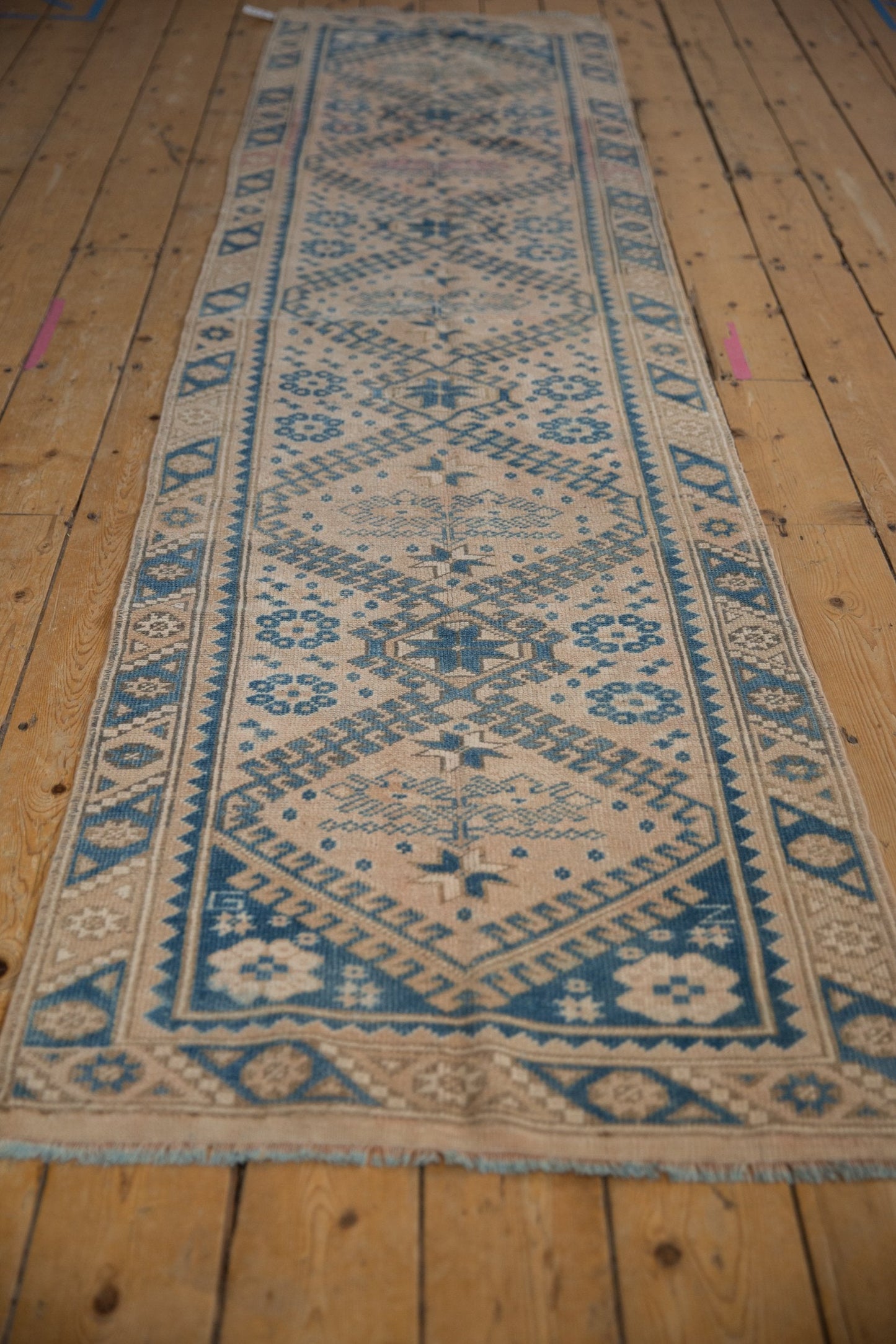 2.5x10.5 Vintage Distressed Melas Rug Runner