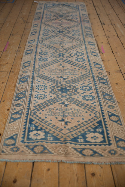 2.5x10.5 Vintage Distressed Melas Rug Runner