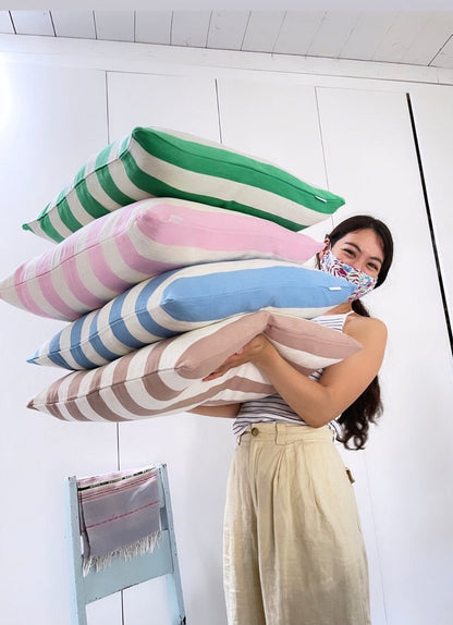Santiago Cabana Stripe - Sky Blue