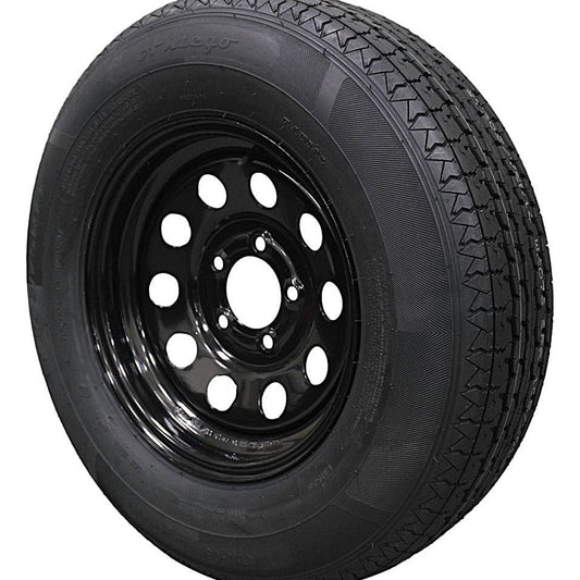 (Set of 2) Antego Tire and Wheel  205/75R14 Highway Terrain Assembly – Optimized for High Load Performance, 14.0-Inch Rim, Load 105.0, Speed M | A140554010096108ST20575R14-B2