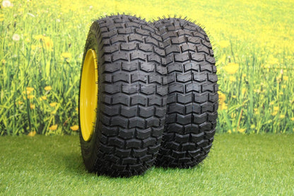 16x6.50-8 Tires & Wheels 4 Ply for Lawn & Garden Mower Turf Tires .75" Bearing (Set of 4)