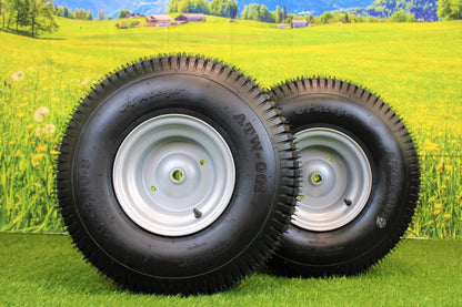 20x8.00-8 Tires with 8x7 Wheels 4 Ply for Lawn & Garden Mower Turf Tires (Set of 4) Husqvarna and Craftsman
