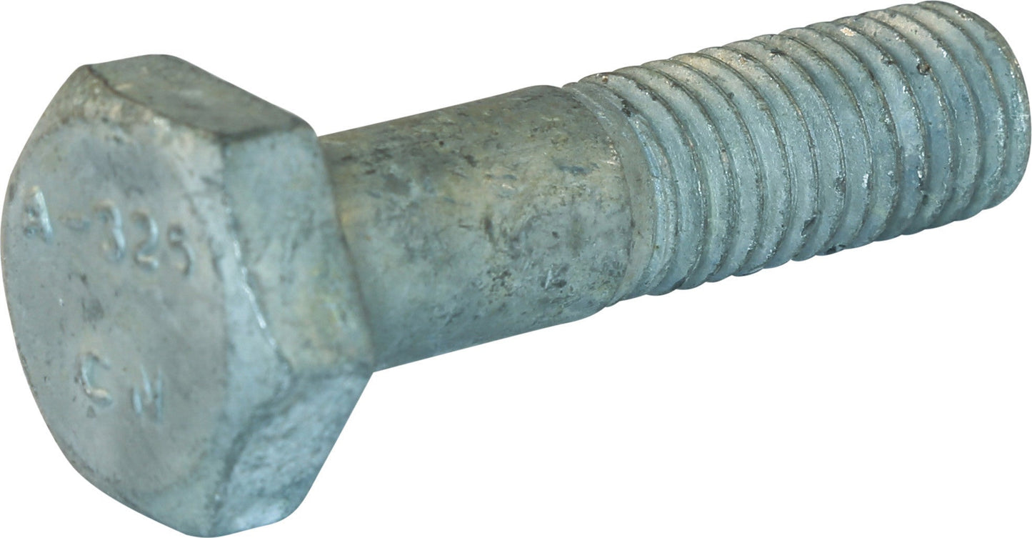 3/4-10 x 3 1/4 A325 Type 1 Heavy Hex Bolt Hot Dipped Galvanized (75)