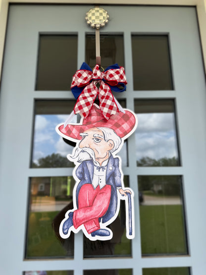 Red & Blue Reb Door Hanger