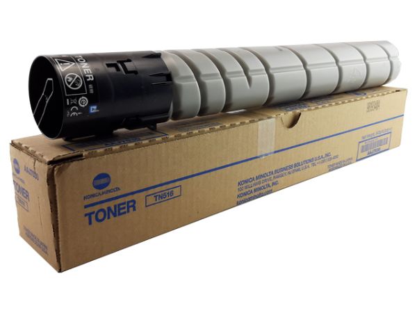 New, Pre-Owned - Konica-Minolta TN-516 Standard-Yield Black Toner Cartridge, AAJ7030