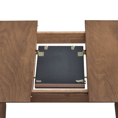ACTU Extendable Dining Table Set for Small Spaces (Seats 4–6, Solid Wood)