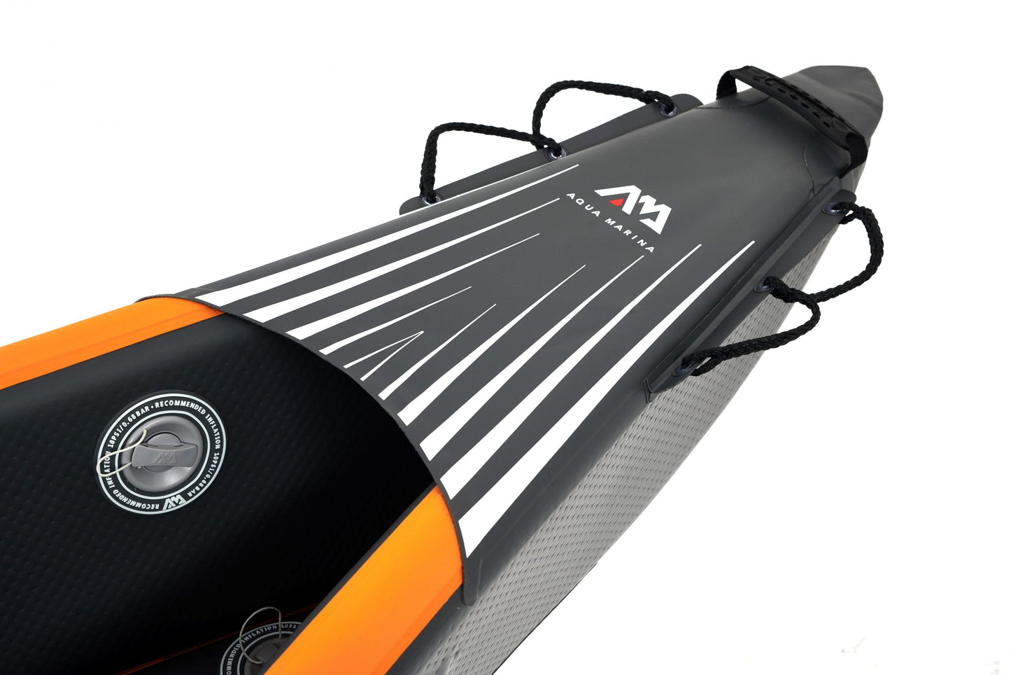Aqua Marina TOMAHAWK AIR-K 12'4" Inflatable High Pressure Speed Kayak / Canoe