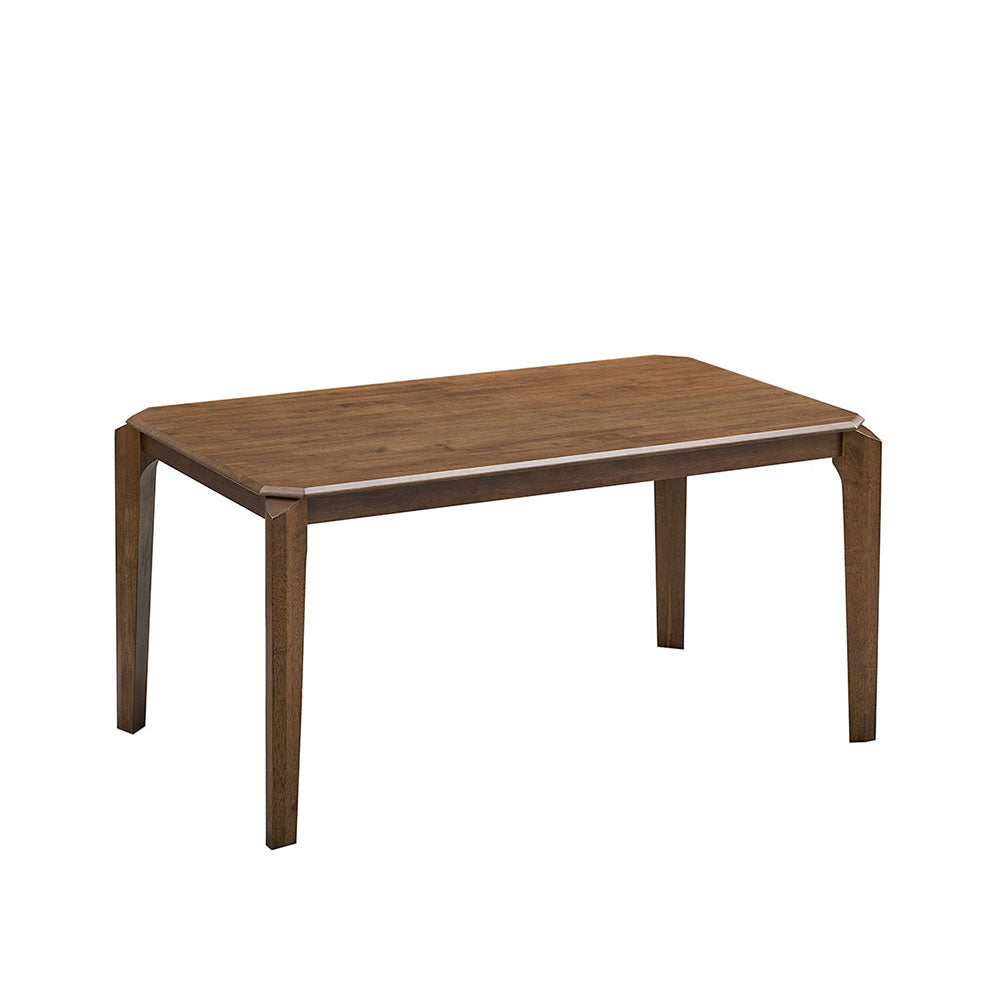ACTU 59”Solid Wood Modern Dining Table Set for Small Spaces (Seats 4–6, Solid Wood)
