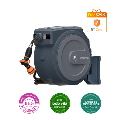 Retractable Garden Hose Reel-5/8in-90ft