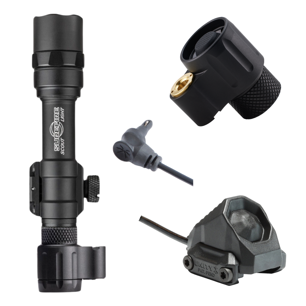 Dual Function Cable Port Tailcap for Z-BOLT®, Surefire, Modlite, & Arisaka "Scout" Compatible Lights & Light Bodies