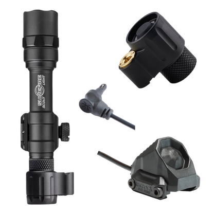 Dual Function Cable Port Tailcap for Z-BOLT®, Surefire, Modlite, & Arisaka "Scout" Compatible Lights & Light Bodies