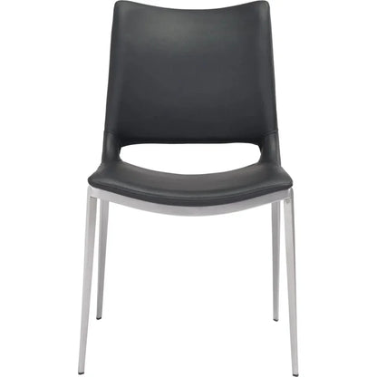 Ace Leather Armless Dining Chair 2PC