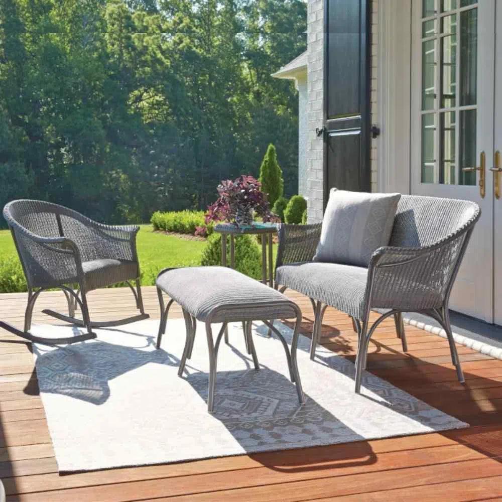 All Seasons  5 Pc Lounge Chairs Settee Ottoman Set