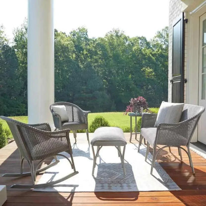 All Seasons  5 Pc Lounge Chairs Settee Ottoman Set