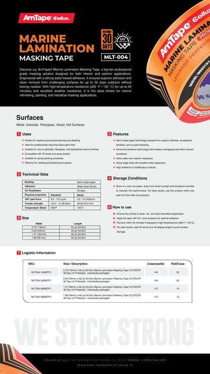 Professional Marine Lamination™ - Masking Tape