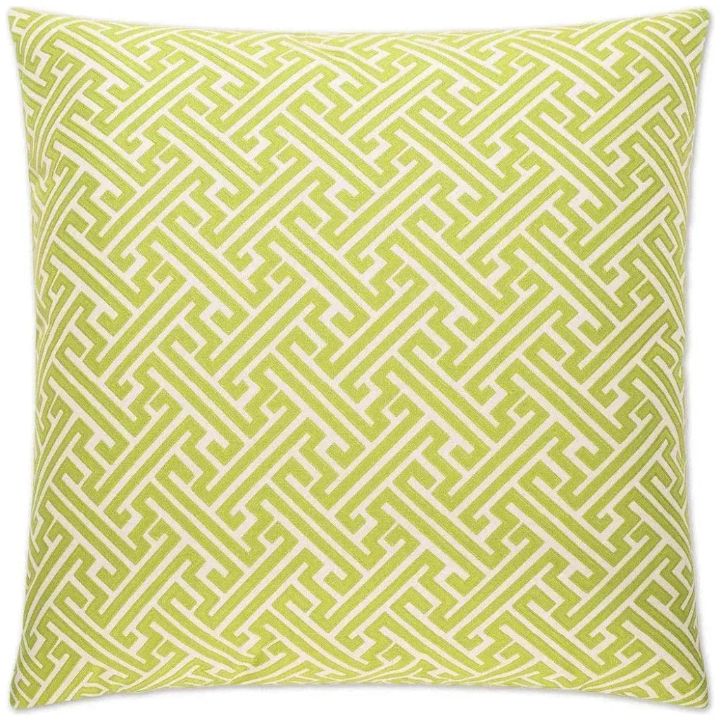 Amazed Green Throw Pillow With Insert
