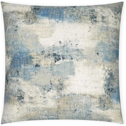 Antalya Denim Abstract Blue Large Throw Pillow Insert
