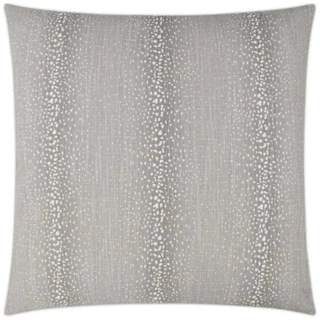 Antelope Flint Grey Throw Pillow With Insert