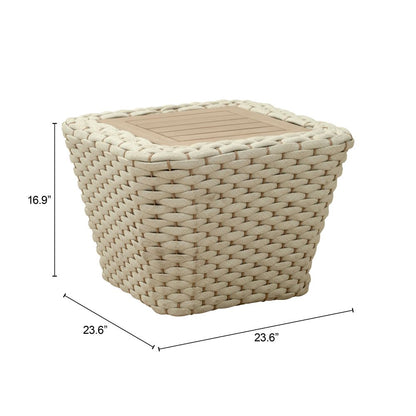 Antul Wooden Square Coffee Table
