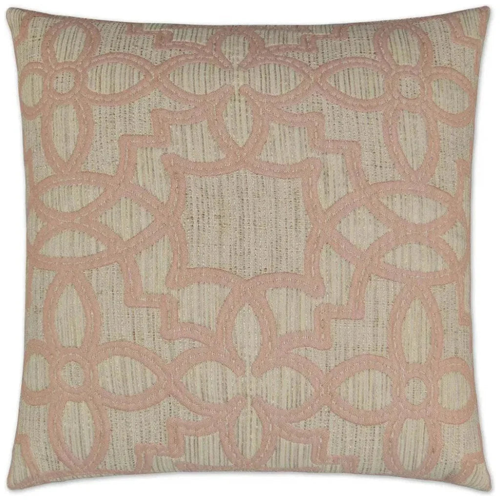 Arabesque Blush Brown Throw Pillow Insert