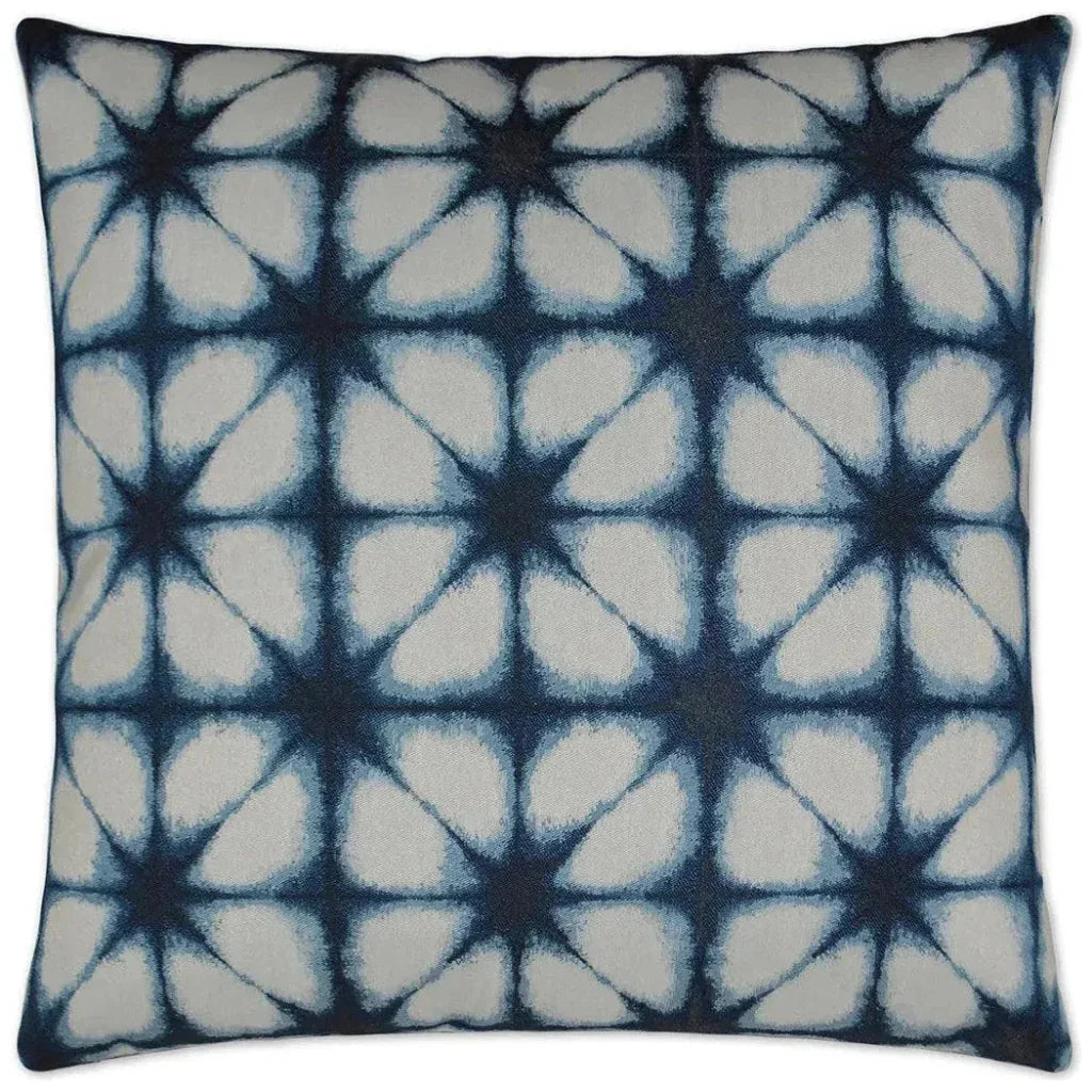 Aretha Blue Throw Pillow With Insert