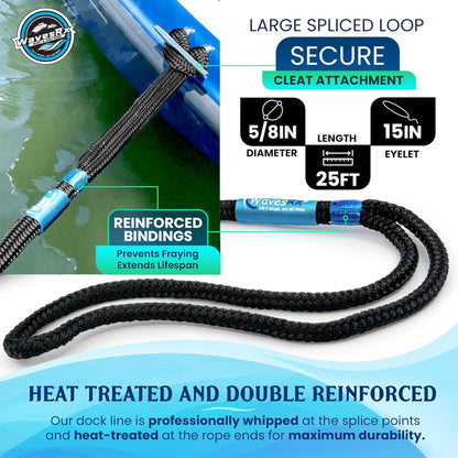 5/8” X 25’ DOCK LINES