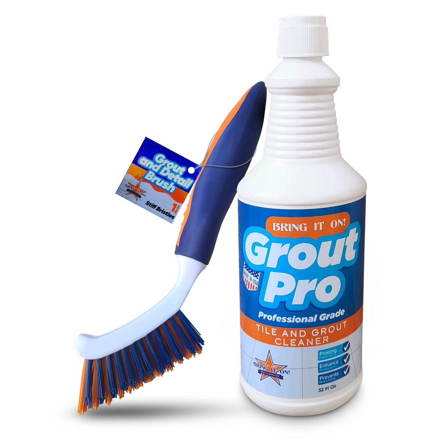 Bring It On Grout Pro Professional Tile and Grout Cleaner 32 Ounce