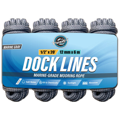 1/2” X 20’ DOCK LINES