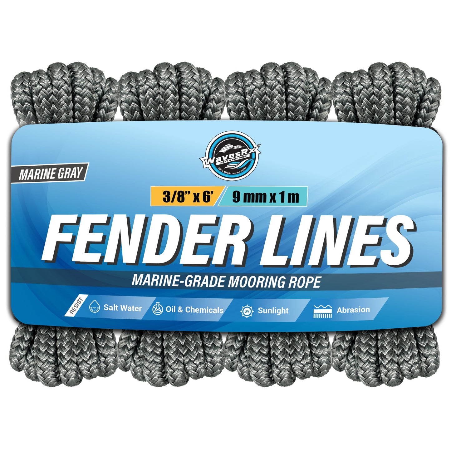 3/8” X 6’ FENDER LINES