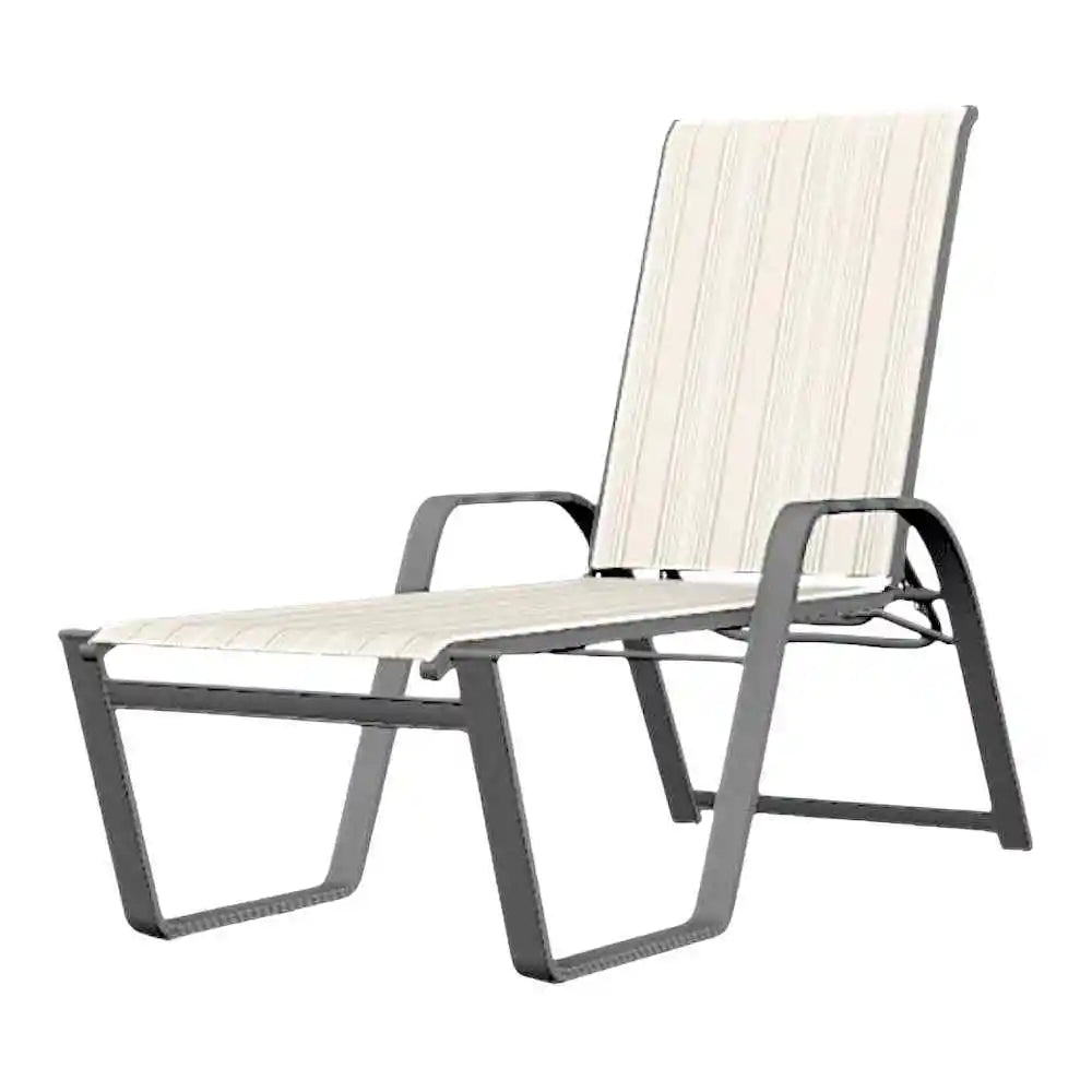 Aruba II Sling Lay-flat Stacking Chaise