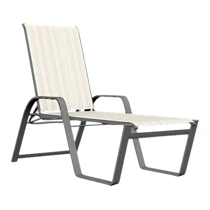 Aruba II Sling Lay-flat Stacking Chaise