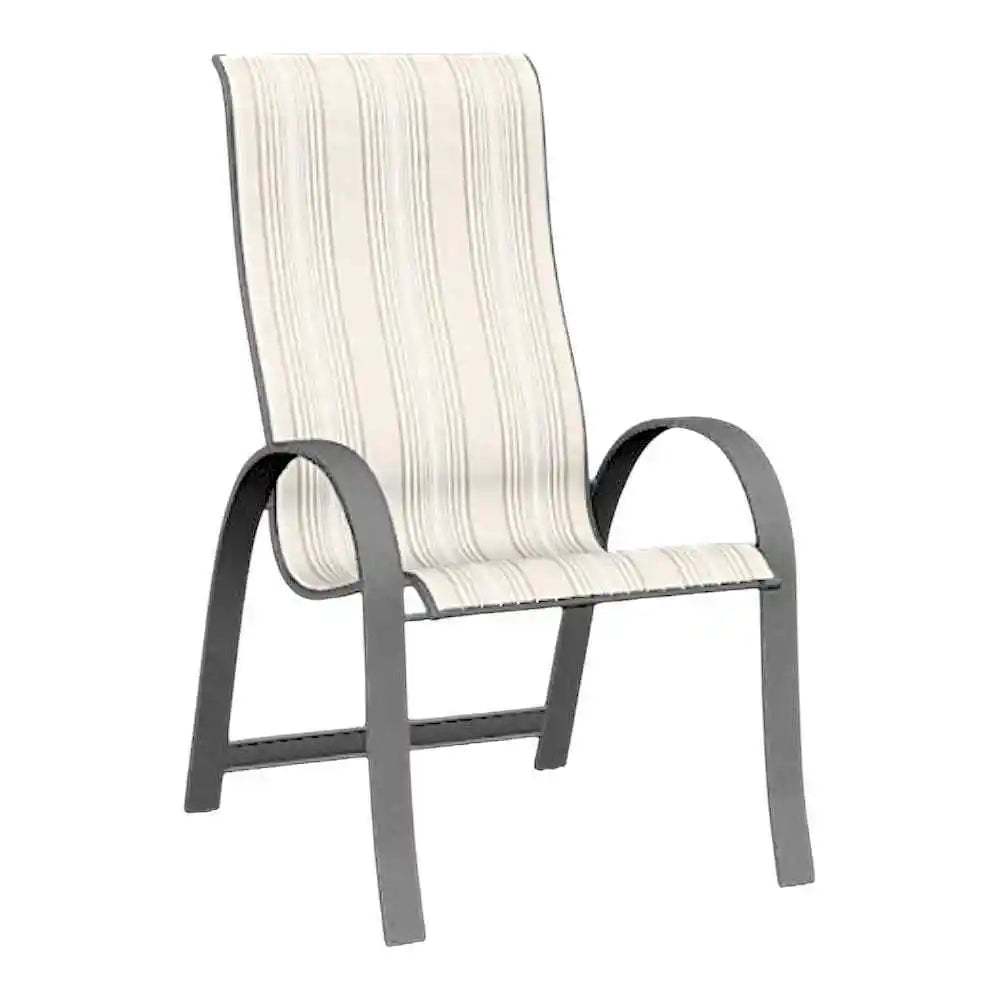 Aruba II Sling Supreme Stacking Arm Chair