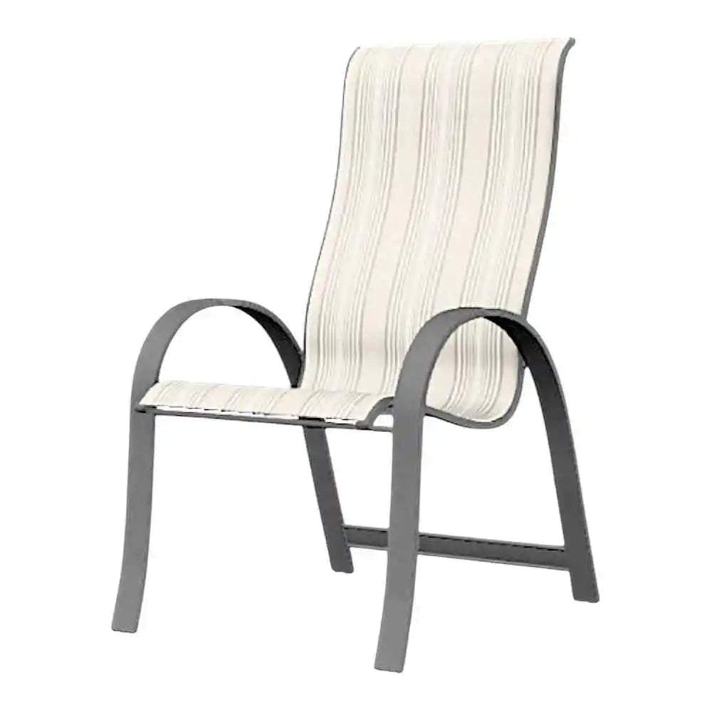 Aruba II Sling Supreme Stacking Arm Chair