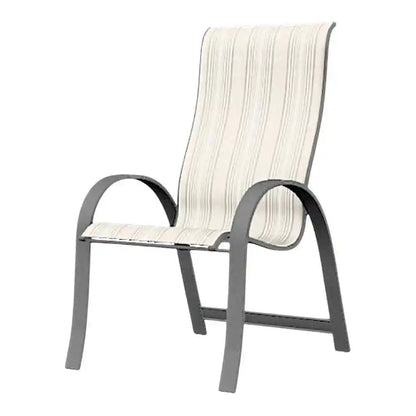 Aruba II Sling Supreme Stacking Arm Chair