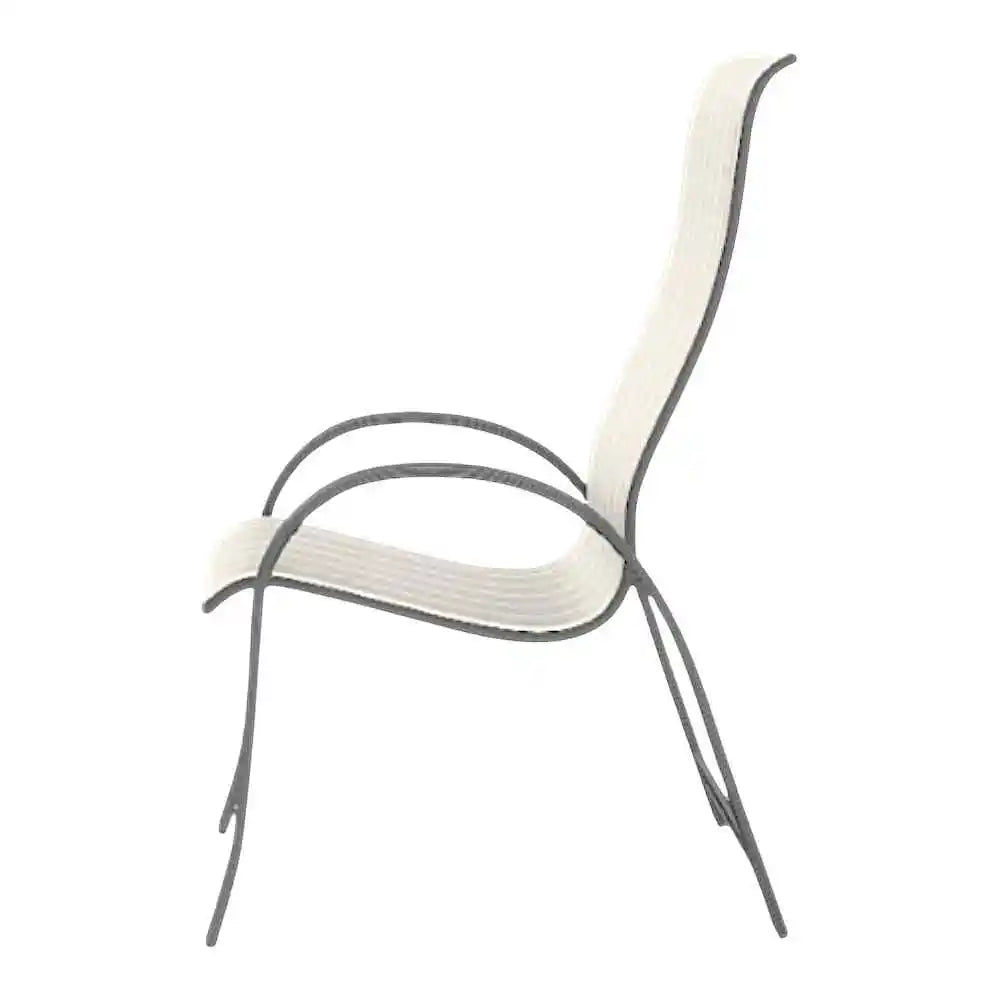 Aruba II Sling Supreme Stacking Arm Chair
