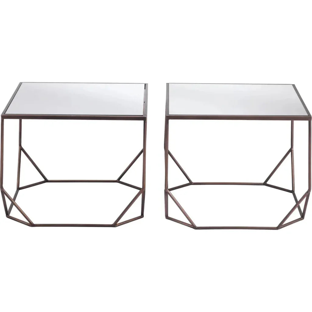 Arzon Coffee Table Set (2-Piece) Bronze