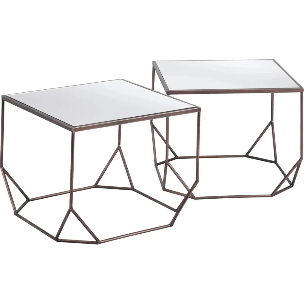 Arzon Coffee Table Set (2-Piece) Bronze