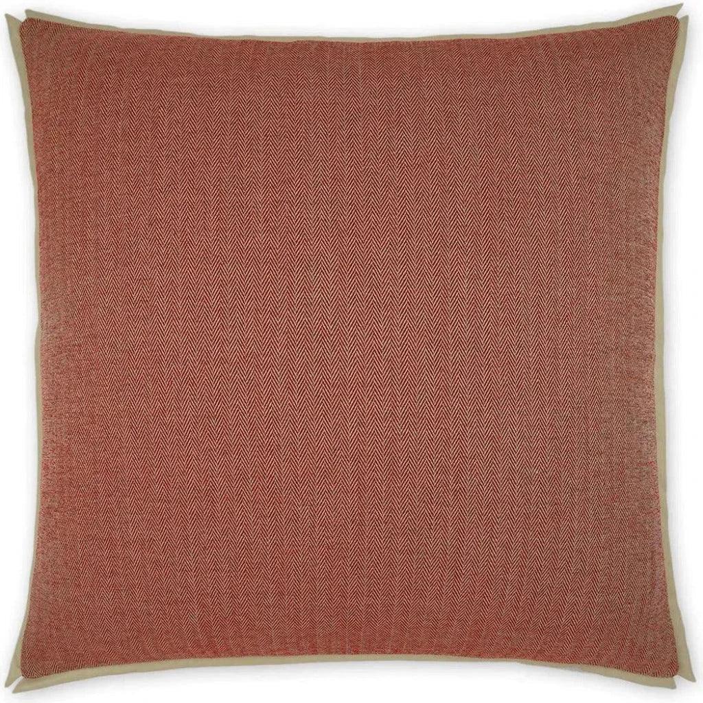 Ashbury Red Chevron Red Large Throw Pillow Insert