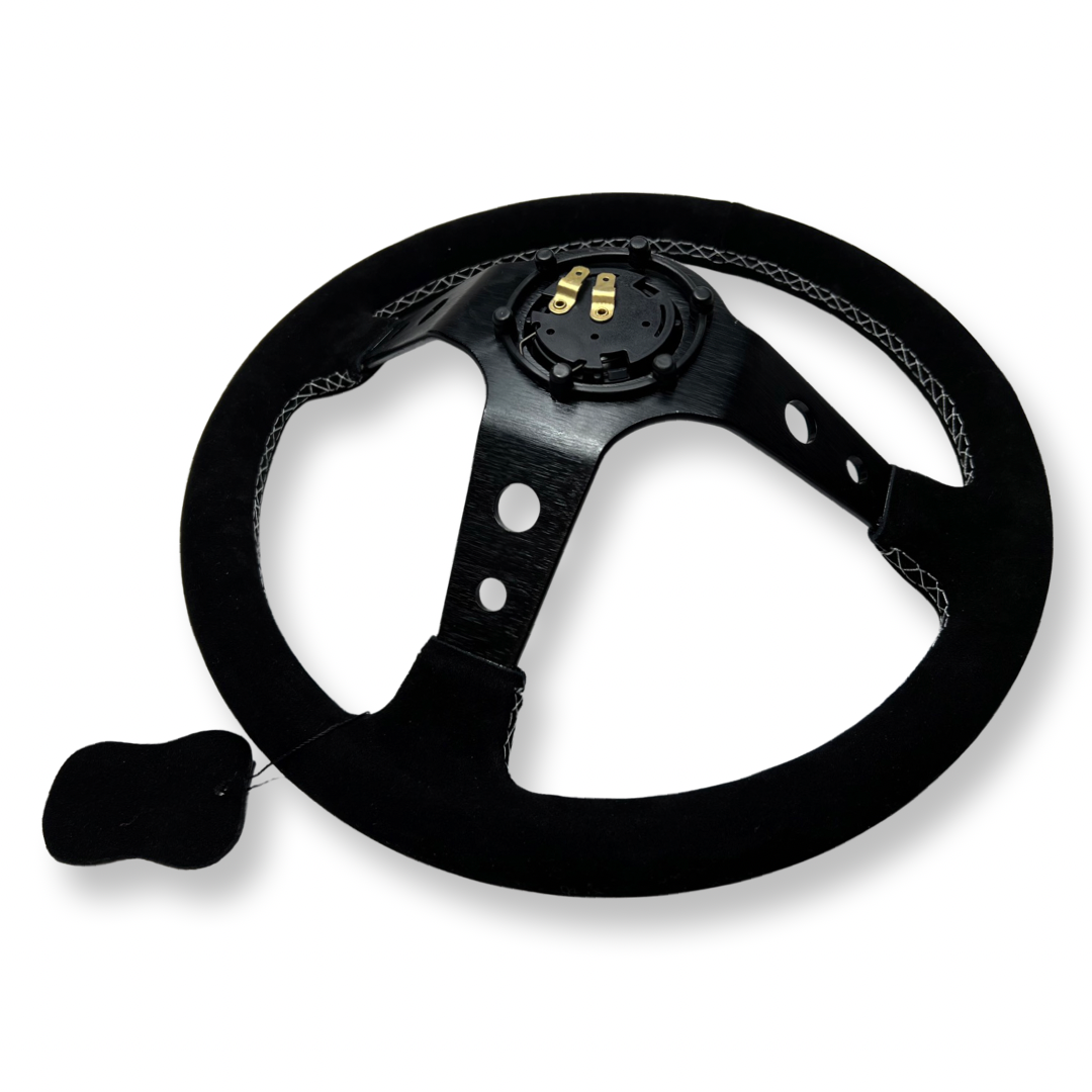Heart 350mm Steering Wheel + Short Hub Adapter Kit For Mazda Miata RX-7 RX-8 MX-3 MX-6
