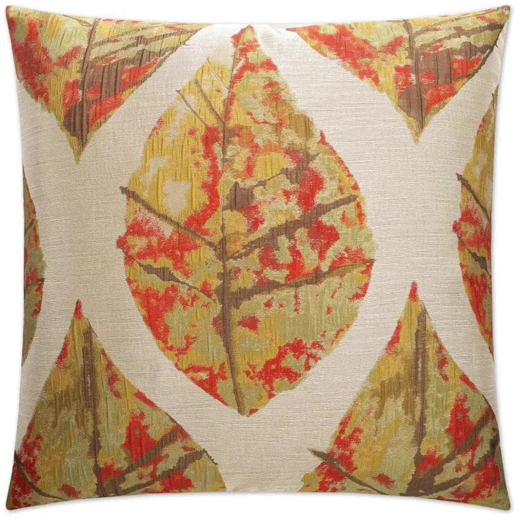 Autumn Red Throw Pillow With Insert