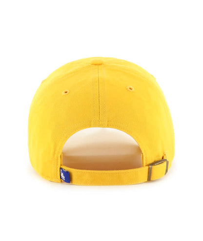 47 Brand Los Angeles Dodgers Clean Up Baseball Cap, Yello Gold, One Size
